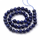 Natural Lapis Lazuli Beads Strands G-S259-43-8mm-2