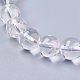 Natürlichem Quarz-Kristall-Perlen Stränge G-R193-05-8mm-3