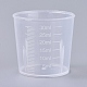 50mlポリプロピレン(pp)計量カップ  目盛り付きカップ  透明  3.9x3.6cm  容量：30ml（1.01液量オンス） TOOL-WH0021-49-1