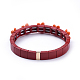 (vendita di fabbrica di feste di gioielli) braccialetti elastici per piastrelle BJEW-K004-13-4