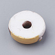 樹脂デコデンカボション  ドーナツ  模造食品  ミックスカラー  21x9mm CRES-N016-31-3