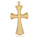 Nickel Free & Lead Free Golden Alloy Big Cross Necklace Big Pendants PALLOY-J219-052G-NR-2