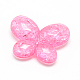 Transparent Crackle Acrylic Beads CACR-S007-02D-2