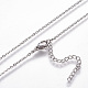 304 Stainless Steel Pendant Necklaces NJEW-F264-11P-3