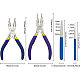 Benecreat Drahtschleifen-Werkzeugset mit 2 Stück Drahtschlaufendorn und 2 Stück 6-in-1-Bügelzange zum Umwickeln von Schmuckdraht und Biegering PT-BC0001-44-2