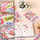 GORGECRAFT 9 Sheets 3 Styles Cash Envelope Label Stickers Colorful Budget Binder Labels Budget Category Letter Sticker for Saving Funds Expenses Tracker Finance Planner Money Bill Coupon Organizer STIC-GF0001-17-4