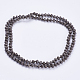 Natural Snowflake Obsidian Beaded Multi-use Necklaces/Wrap Bracelets NJEW-K095-A08-2