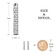 Серьги-кольца Shegrace из стерлингового серебра 925 с родиевым покрытием JE893A-04-2