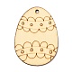 Bricolage artisanat pendentifs de découpes en forme d'oeuf de pâques AJEW-P087-B02-10-2