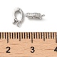 925 barra accorciatrice per potenziatore in argento sterling placcato in rodio con micro pavé di zirconi FIND-Z008-07P-3