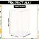 BENECREAT Rectangle Transparent Plastic PVC Box Gift Packaging CON-BC0007-11C-2
