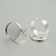 Réglables anneau de garniture en laiton mise composants pour la fabrication de bijoux KK-J181-30S-1