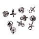 Pandahall elite 304 coppa in acciaio inox perla peg bails pin pendenti STAS-PH0003-11P-1
