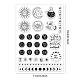 GLOBLELAND Celestial Clear Stamps Constellation Astrological Signs Silicone Clear Stamp Seals for Cards Making DIY Scrapbooking Photo Journal Album Decoration DIY-WH0167-56-1130-6