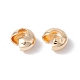 Brass Crimp Beads Covers KK-P219-05B-G01-1