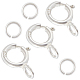 Creatcabin 10 pz 925 fermagli per anelli a molla in argento sterling STER-CN0001-33B-1