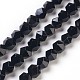 Natural Black Onyx Beads Strands G-K282-01A-1