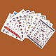 Faddish Nail Decals Stickers MRMJ-R102-DP-M2-5