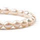 Set di braccialetti di perle d'acqua dolce coltivate naturali BJEW-JB05325-6