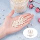 PandaHall Elite about 1500 Pieces 8mm Beige No Holes/Undrilled ABS Plastic Imitated Pearl Beads for Vase Fillers Table Scatter Wedding Party Home Decoration PH-MACR-F033-8mm-22-2