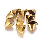 Tibetan Style Alloy Triangle Apetalous Bead Cones X-TIBE-5212-AG-LF-1
