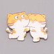Broche de acrílico del zodiaco chino del tigre doble JEWB-WH0022-19-1