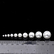 Cuentas de perlas de vidrio ecológicas X-GLAA-S172-4mm-01A-3