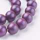 Perlas de concha de textura perlas hebras BSHE-K008-8mm-10-2