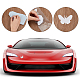 SUPERFINDINGS 3 Sets 3 Styles PET Cute Pet Waving Tail Wiper Stickers STIC-FH0001-08-5