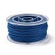 マクラメコットンコード  編組ロープ  プラスチックリール付き  壁掛け用  工芸  ギフト包装  ブルー  1.5mm  約21.87ヤード（20m）/ロール OCOR-H110-01C-04-1
