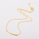 Brass Tube Beads Pendant Necklaces NJEW-JN00895-02-2