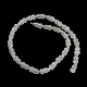 Natürlichem Quarz-Kristall-Perlen Stränge G-C039-A12-4