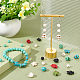 Arricraft 190pcs 15 brins de perles turquoises synthétiques de style TURQ-AR0001-21-5