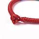 Handmade Braided Rope Polyester Thread Bracelets BJEW-F360-I07-4