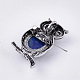 Broches/pendentifs en lapis lazuli naturel G-S353-05J-3
