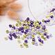 Lavender Garden Mix Pearlized Glass Pearl Beads HY-X006-6mm-08-3