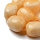 Natural Orange Calcite Beads Strands G-I259-02-6