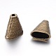 Tibetan Style Alloy Bead Cones PALLOY-G131-04AB-NF-1