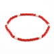 Perles de rocaille de verre étirer bracelets BJEW-JB06296-2