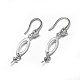 925 Sterling Silver Dangle Earring Findings STER-L057-064P-1