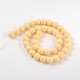 Faceted Round Shell Pearl Bead Strands BSHE-J012-10mm-04-2