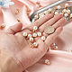 Craftdady 50pcs 5 estilos colgantes de perlas de imitación de resina FIND-CD0001-32-6