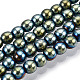 Chapelets de perles en hématite synthétique sans magnétiques G-S096-4mm-1-1