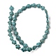 Chapelets de perles en turquoise synthétique&nbsp;G-E456-35D-8x10mm-03-2