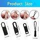 6Pcs Plastic Zipper Puller and 12Pcs Alloy Replacement pull-tab Accessories FIND-SZ0001-17-2
