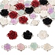28Pcs 7 Styles Flower Resin Connector Charms RESI-TA0002-11-1