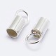 925 Sterling Silver Cord Ends STER-F036-21S-0.8mm-2