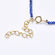 Natürliche Lapislazuli Perlen Armbänder BJEW-I247-04-E-3