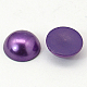 Cúpula semicubierta imitada perla cabochons acrílico OACR-H001-1F-2