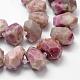 Natural Pink Tourmaline Beads Strands G-H038-25-3